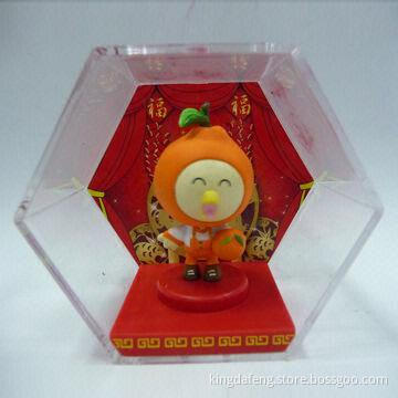 Bobble Head/Plastic Cartoon Figure, Can Be Used as a Seal with 4.8cm Length